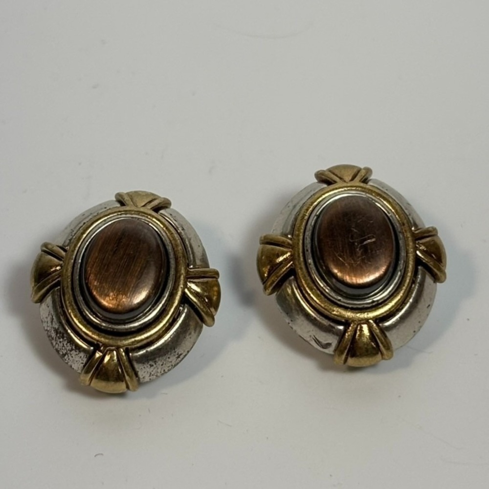 Earrings Boho Statement Pieces Vintage Liz Claiborne Elegant Clip On